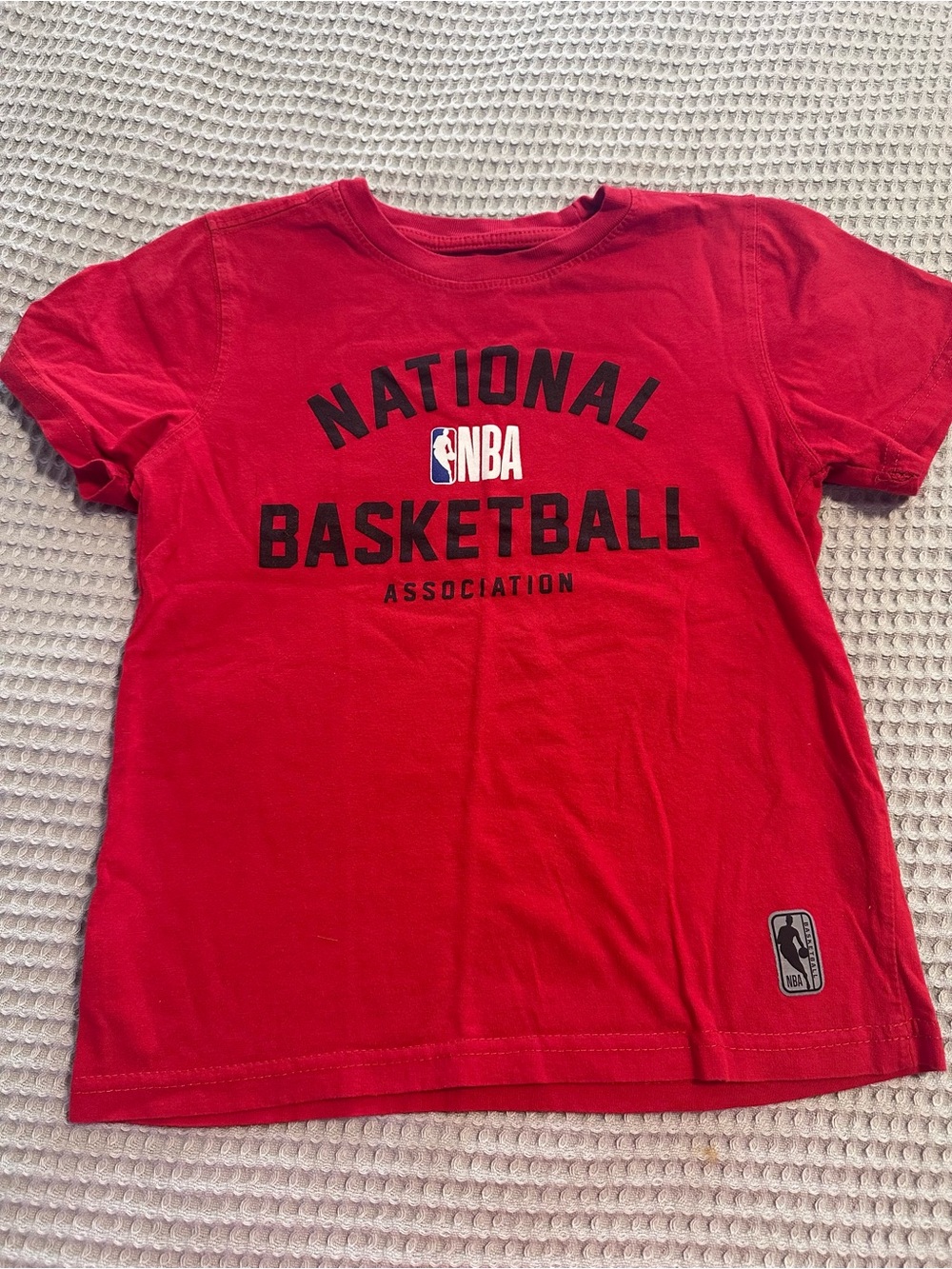 NBA Red National Basketball Short Sleeve Tee for Kids